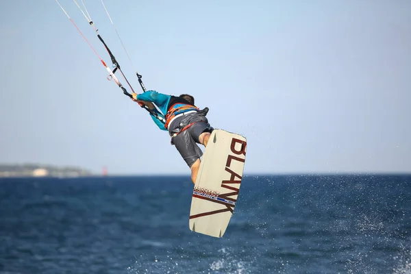 Kitesurfer Aktion — Stockfoto