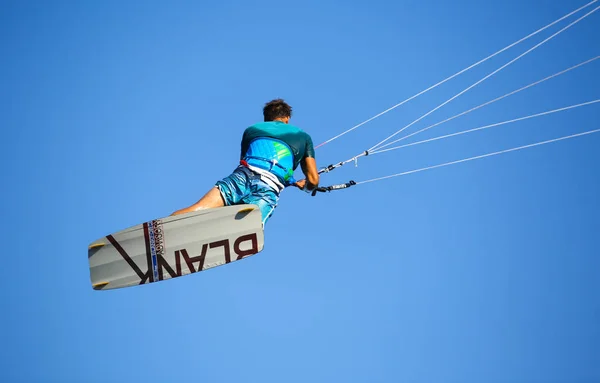 Kitesurfer Aktion — Stockfoto