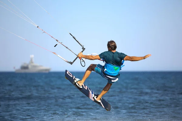 Kite Surfař Akci — Stock fotografie