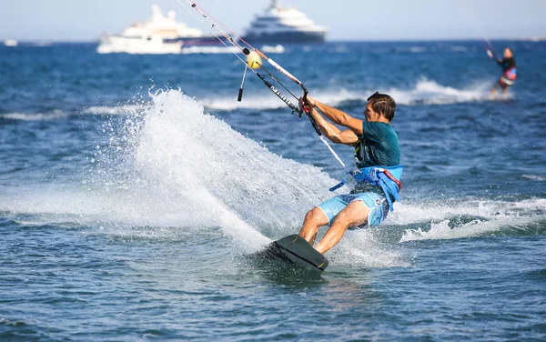 Kite Surfař Akci — Stock fotografie