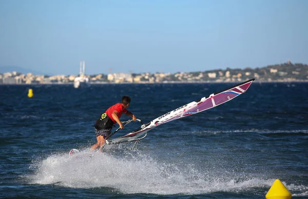 Kite Surfista Ação — Fotografia de Stock