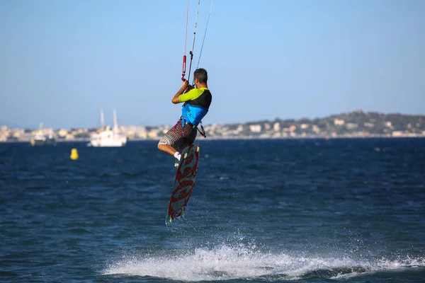 Kite Surfer Actie — Stockfoto