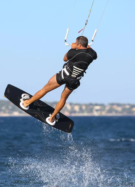 Aquilone Surfista Azione — Foto Stock
