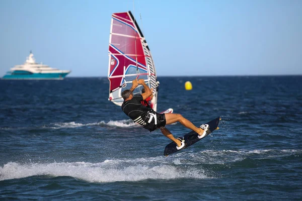 Kite Surfer Actie — Stockfoto