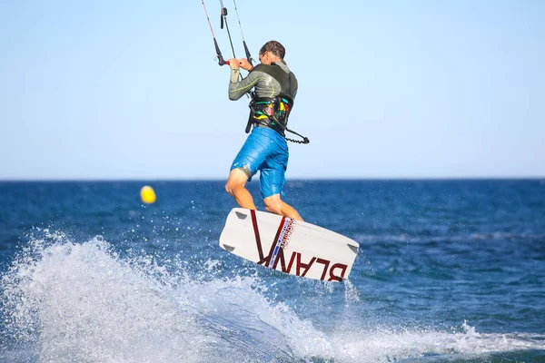 Kite Surfař Akci — Stock fotografie