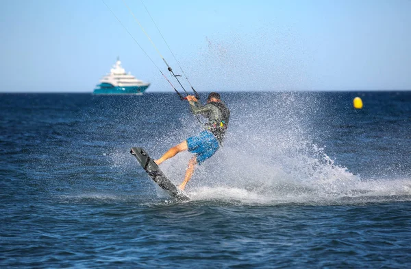 Kite Surfer Actie — Stockfoto