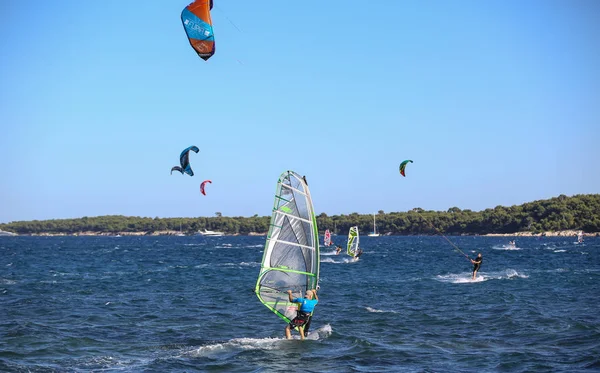 Kite Surfista Ação — Fotografia de Stock