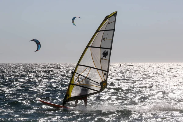 Kite Surfista Ação — Fotografia de Stock