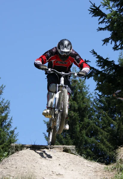 Mountain Bike Azione — Foto Stock