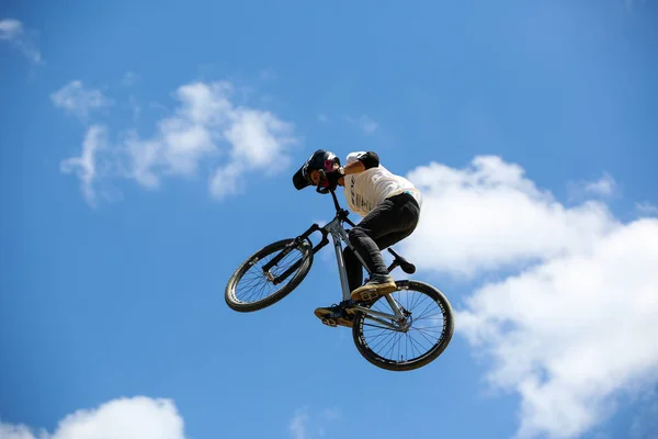Mountain Bikers Ação — Fotografia de Stock