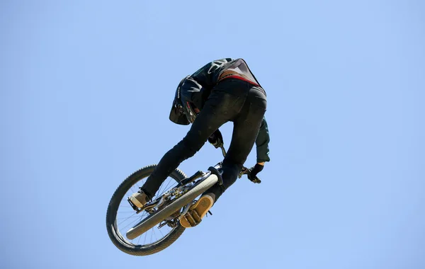 Mountain Bikers Action — Stock Photo, Image