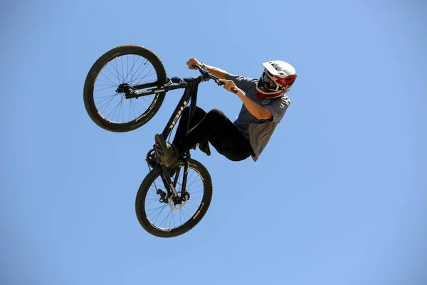 Mountain Bike Azione — Foto Stock