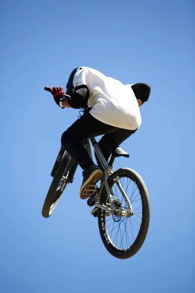 Mountainbikecyklister Aktion — Stockfoto
