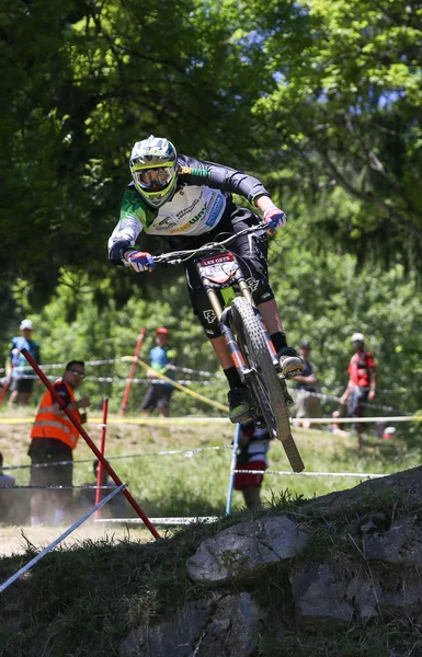 Mountain Bikers Action — Stock Photo, Image