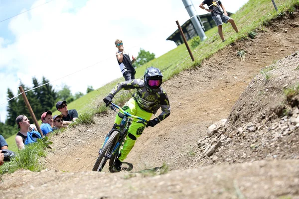 Mountain Bikers Action — Stock Photo, Image