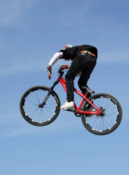 Mountain Bike Azione — Foto Stock