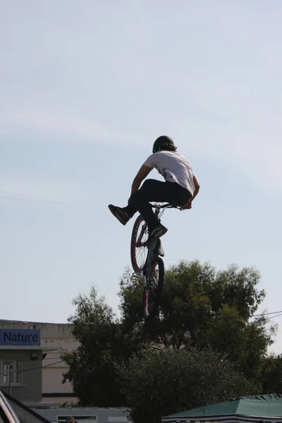 Mountain Bikers Action — Stock Photo, Image