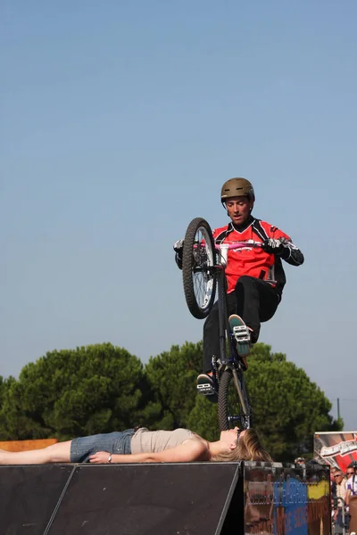 Mountain Bikers Ação — Fotografia de Stock