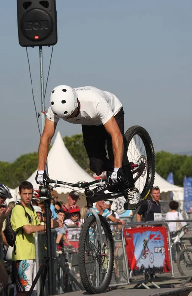 Rowerzystów Górskich Akcji — Zdjęcie stockowe