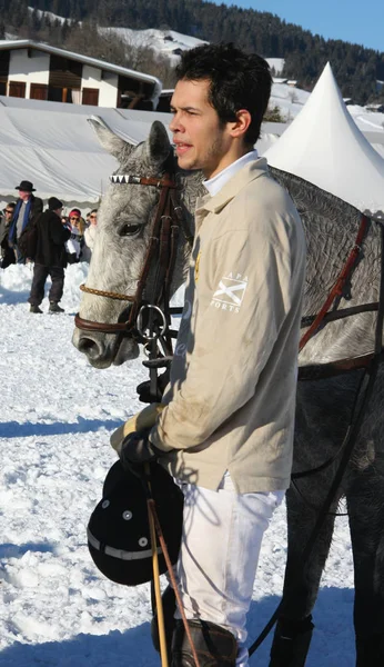 Winterwettbewerb Des Polo — Stockfoto