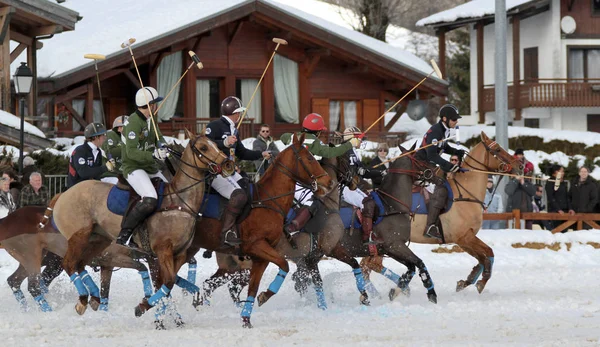 Competición Invierno Polo — Foto de Stock