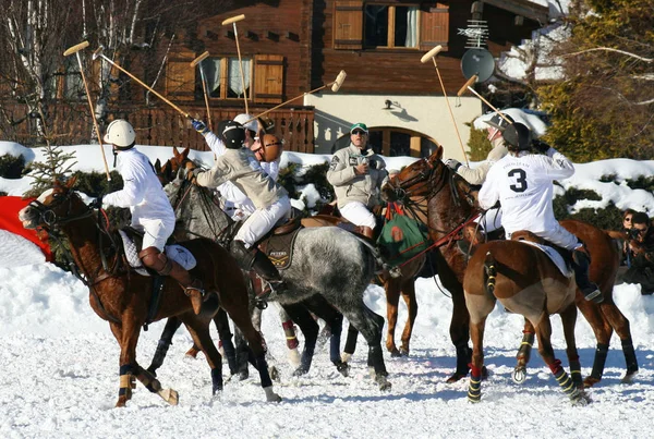 Vintern Konkurrens Polo — Stockfoto