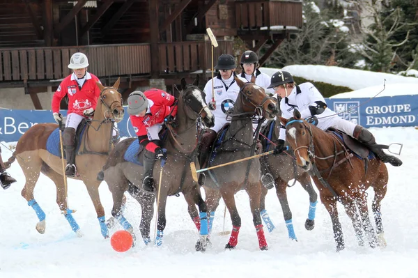 Competición Invierno Polo — Foto de Stock