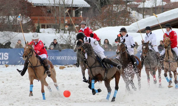 Competición Invierno Polo — Foto de Stock