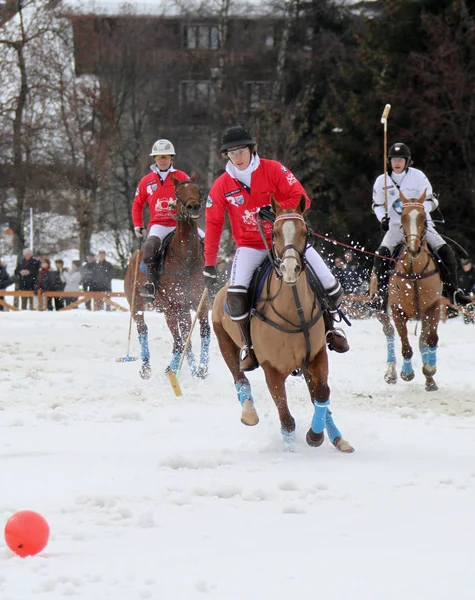 Winterwettbewerb Des Polo — Stockfoto