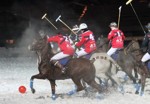 Winterwettbewerb Des Polo — Stockfoto