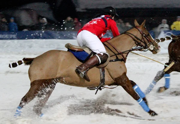 Winterwettbewerb Des Polo — Stockfoto