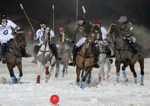 Kış Rekabet Polo — Stok fotoğraf