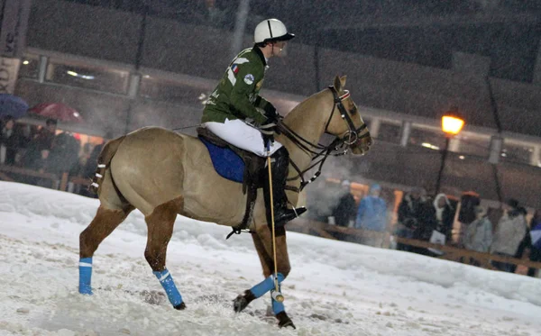 Winterwettbewerb Des Polo — Stockfoto