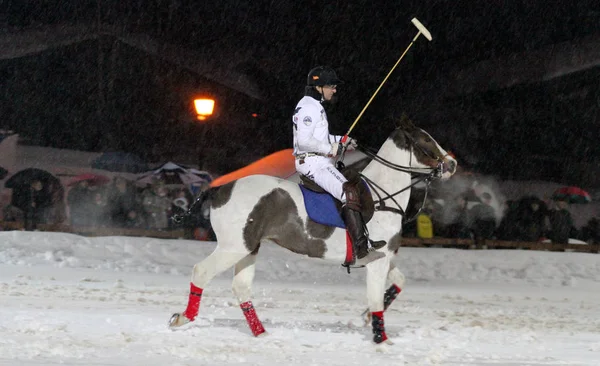 Winterwettbewerb Des Polo — Stockfoto