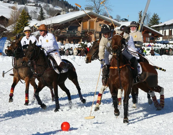 Competición Invierno Polo — Foto de Stock