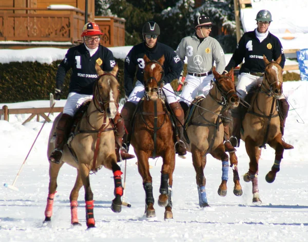 Competición Invierno Polo — Foto de Stock