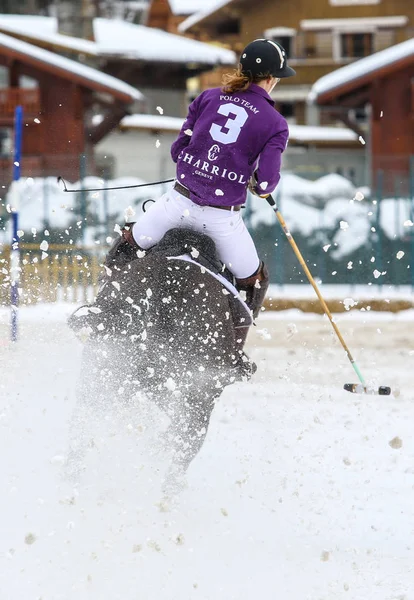Winterwettbewerb Des Polo — Stockfoto