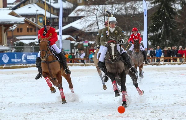 Zimowy Konkurs Polo — Zdjęcie stockowe