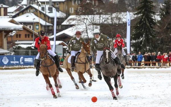 Zimowy Konkurs Polo — Zdjęcie stockowe