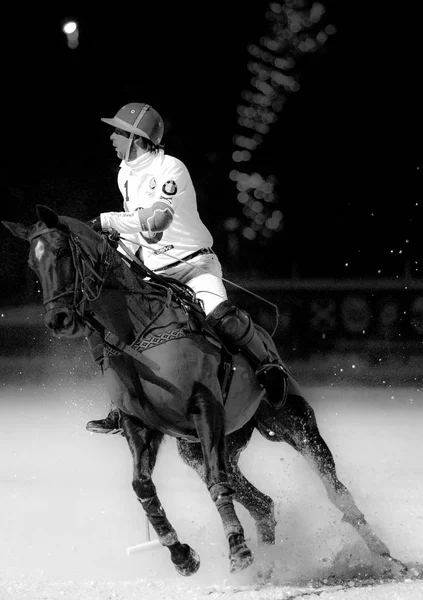 ポロの冬の競争 — ストック写真
