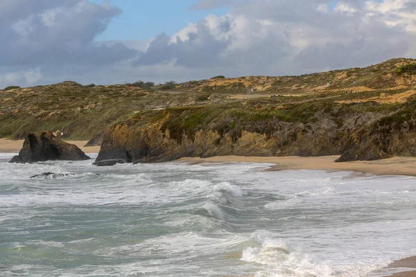 Almograve strand in Longueira — Stockfoto