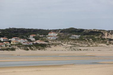 Lagoa de Obidos Içinde Foz do Arelho Portekiz
