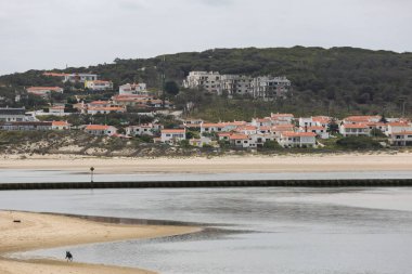 Lagoa de Obidos Içinde Foz do Arelho Portekiz