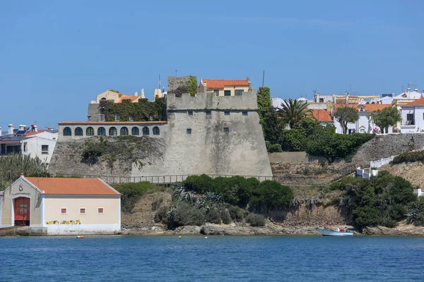 City and beach of Vila Nova De Milfontes Stock Picture