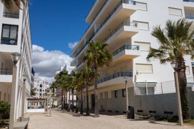 Portekiz'in Algarve şehrindeki Quarteira şehri