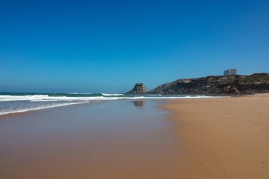 Santa Rita plaj Ribamar Portekiz