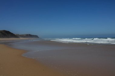 Santa Rita plaj Ribamar Portekiz