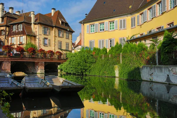 La ciudad de Colmar en Alsacia Francia — Foto de Stock