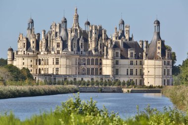 the castle of Chambord France clipart
