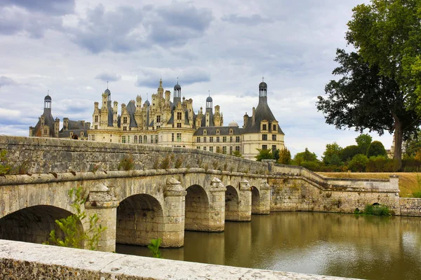 Het kasteel van Chambord Frankrijk Rechtenvrije Stockafbeeldingen